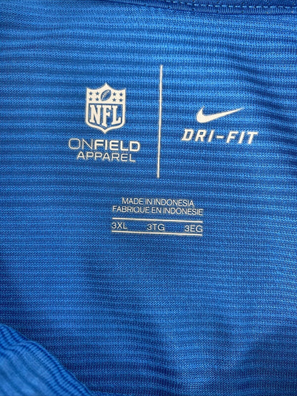 Nike Polo azul Detroit Lions On Field para hombre - 3XL