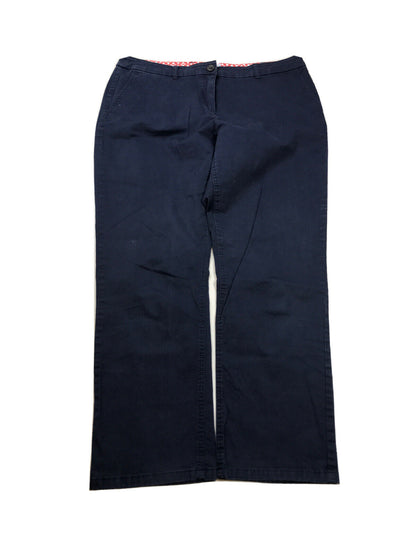 Boden Women's Blue Straight Fit Dress Pants - 10