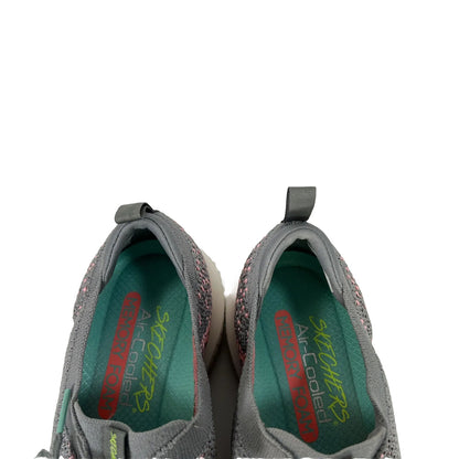 Skechers Zapatillas para correr con cordones Ultra Flex Twilight gris/rosa para mujer - 7