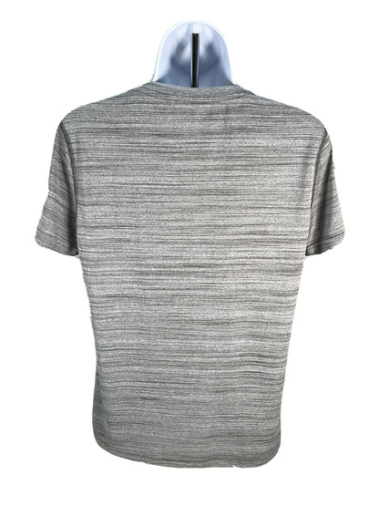 adidas Women's Gray Short Sleeve Ultimate Tee Athletic Shirt Sz L