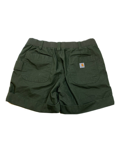 Carhartt Women's Green Original Fit Casual Shorts - 12