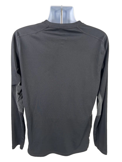 Nike Camiseta deportiva de manga larga Dri-Fit negra para hombre - L