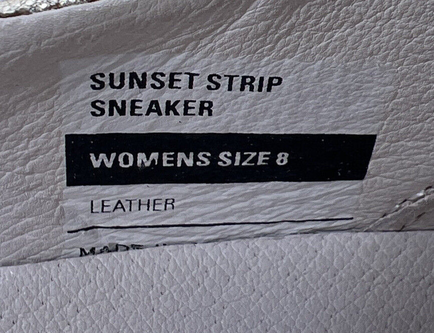 SeaVees Womens Goldtone Metallic Leather Sunset Strip Slip On Sneakers -8
