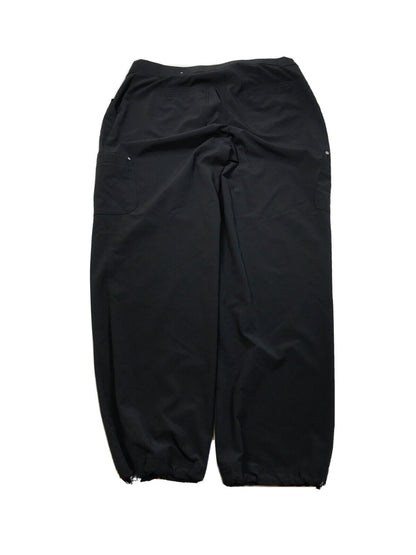 Zenergy by Chico's Women's Black Woven Jogger Pants - 1.5 (US 10 Short)