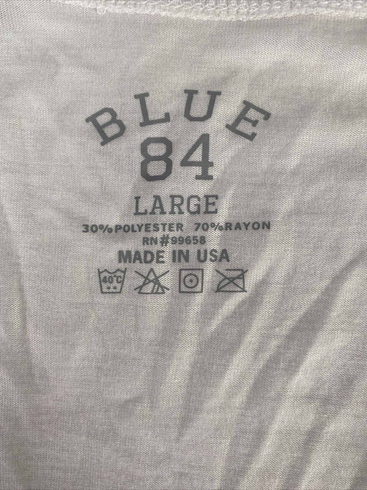 NEW Blue 84 Women's White Michigan State MSU T-Shirt - L