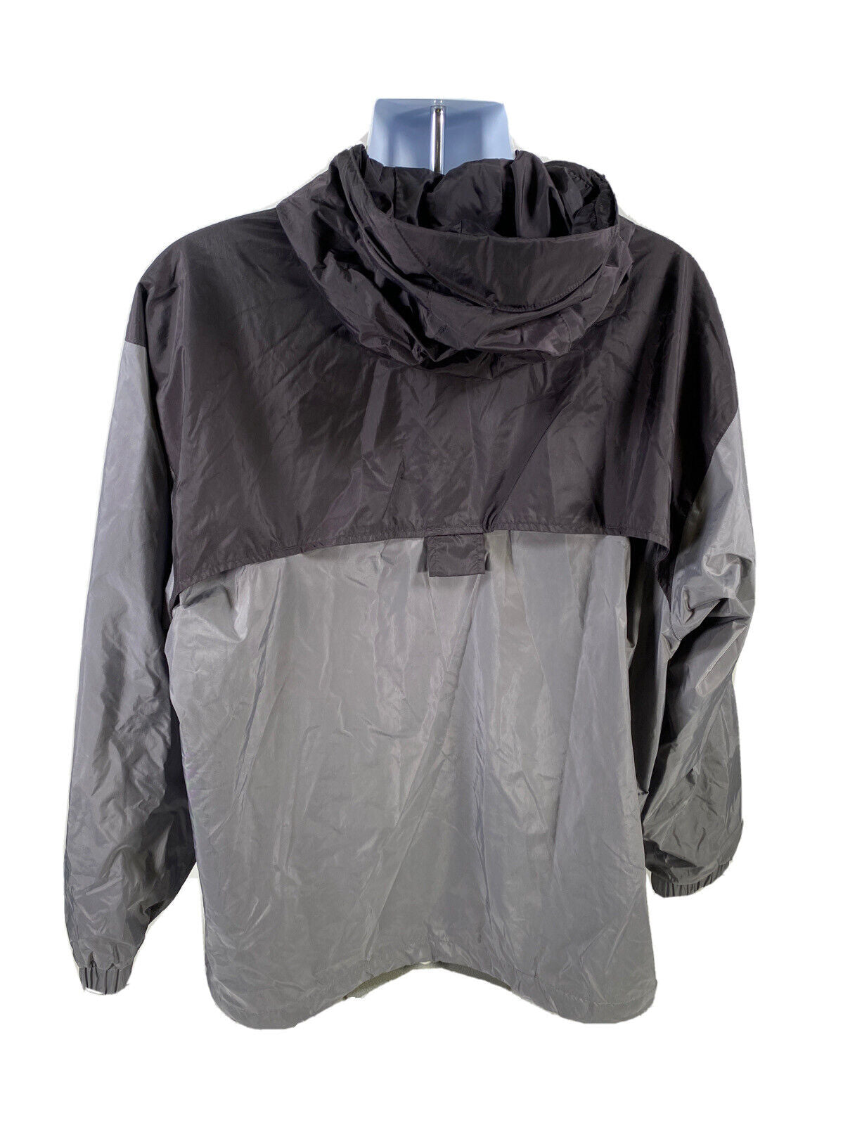 Cabela's Men's Gray Mesh Lined Full Zip Hooded Windbreaker Jacket - L