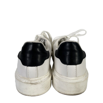 Steve Madden Women's White Catcher Platform Lace Up Sneakers - 7.5