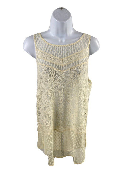 NEW American Eagle Women's Ivory Lace Sleeveless Tank Top - S