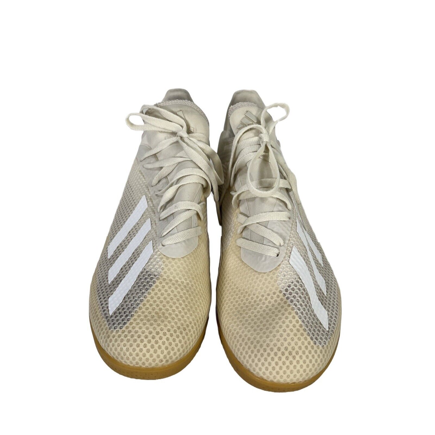 adidas X Tango - Zapatillas de fútbol para césped atlético con cordones, color blanco, 8,5