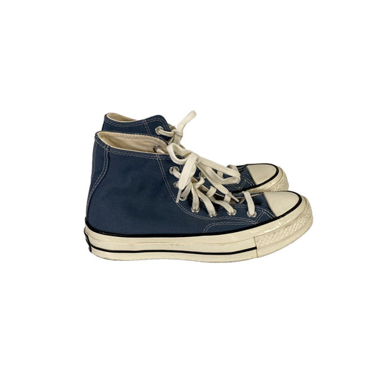 Converse Women's Blue Lace Up High Top All Star Sneakers - 7