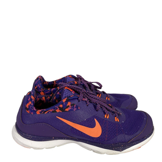 Nike Women's Purple Flex Training 5 Athletic Shoes - 8