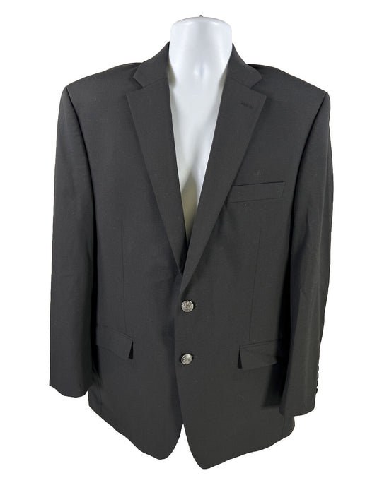 Michael Kors Men's Black Wool Blend 2 Button Blazer Jacket - 42R
