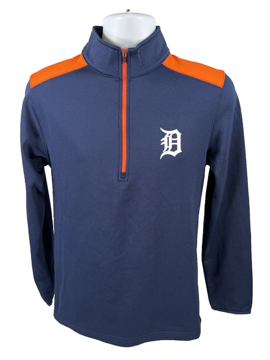 MLB Genuine Merchandise Men's Blue Detroit Tigers Pullover Sweatshirt - S