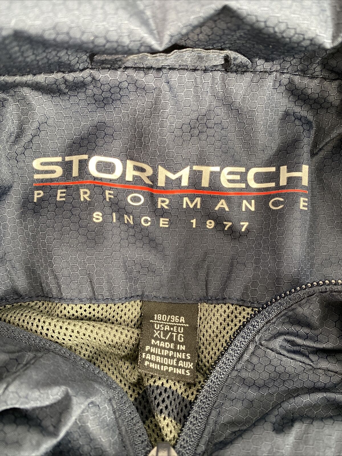 Stormtech Performance Men's Blue Lightweight Full Zip Jacket Sz XL
