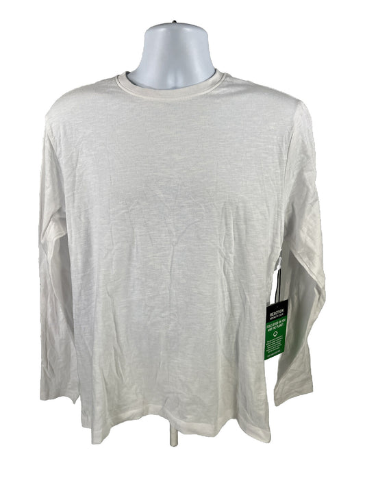 NEW Kennth Cole Men's White Eco T Long Sleeve T-Shirt - L