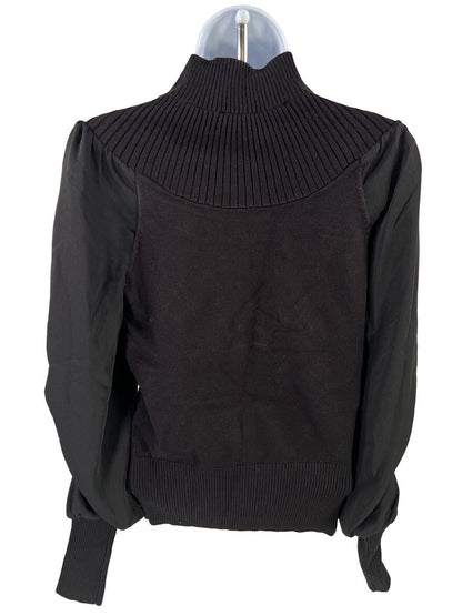 NEW White House Black Market Women's Black Long Sleeve Sweater - S