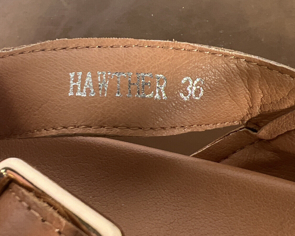 Silent D Women's Brown Leather Hawther Strappy Sandals - 36/ US 5.5