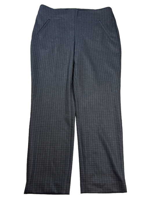Chico's Pantalones tobilleros fabulosamente adelgazantes para mujer, color negro y gris, 1,5/US 10