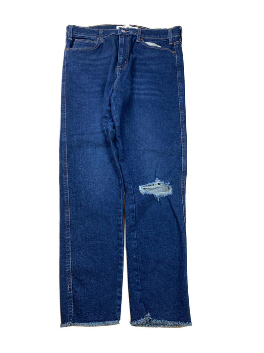 Levis Signature Women's Medium Wash Distressed Heritage Skinny Jeans - 14