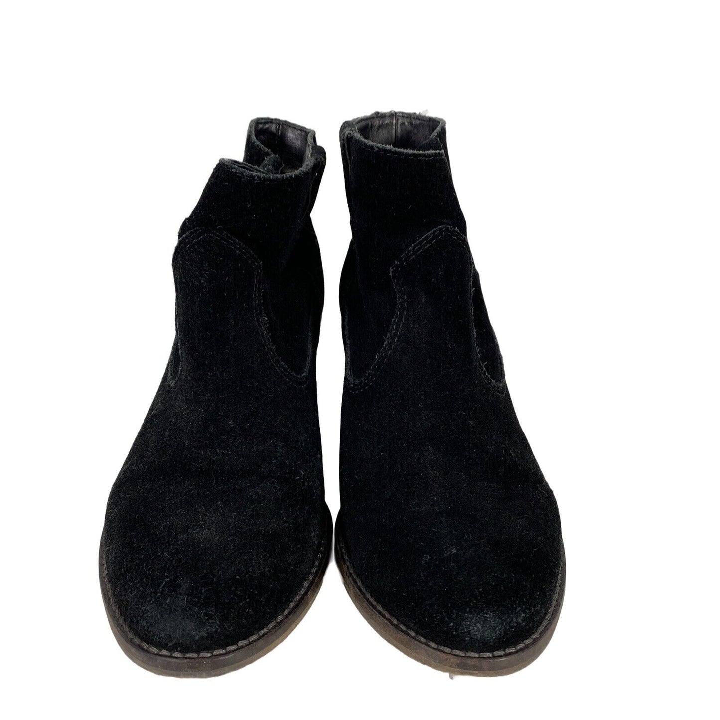 Dolce Vita Women's Black Suede Pull On Ankle Booties - 6.5