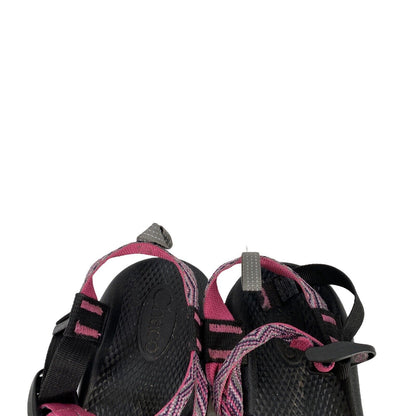 Chacos Sandalias deportivas Ecotread ZX/1 con tiras rosa/negro para niñas - 4