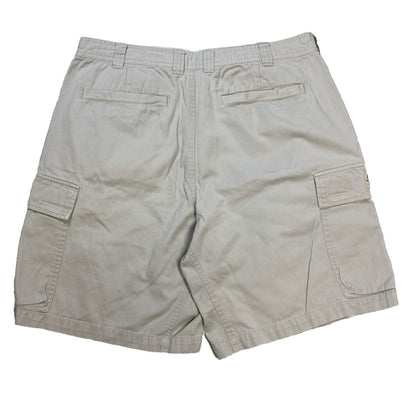 Columbia Men's Light Beige Cotton Cargo Shorts - 36