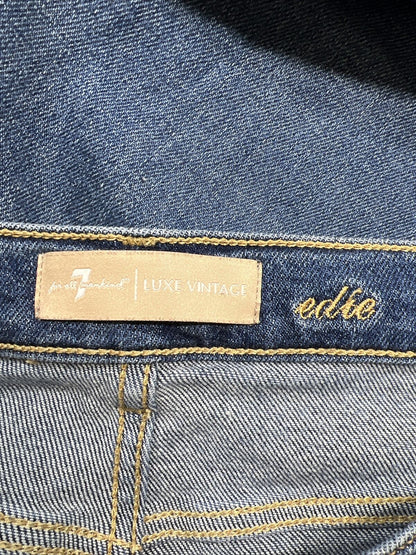 7 For All Mankind Women's Medium Wash Edie Lux Vintage Jeans - 29