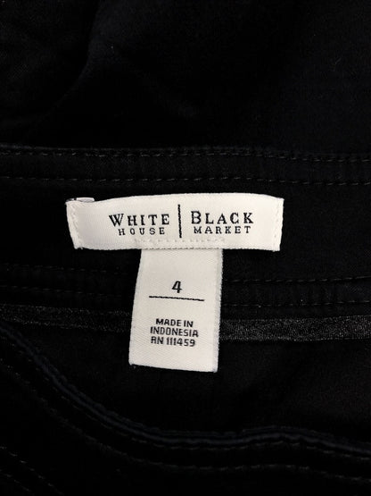Falda recta negra para mujer White House Black Market - 4