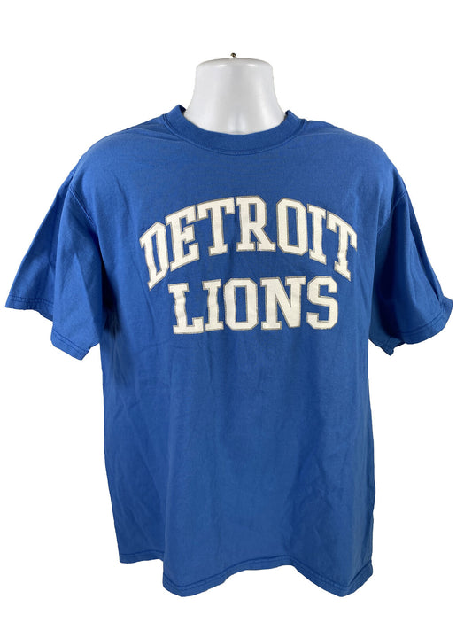 NFL Men's Blue Detroit Lions Short Sleeve Graphic T-Shirt - L