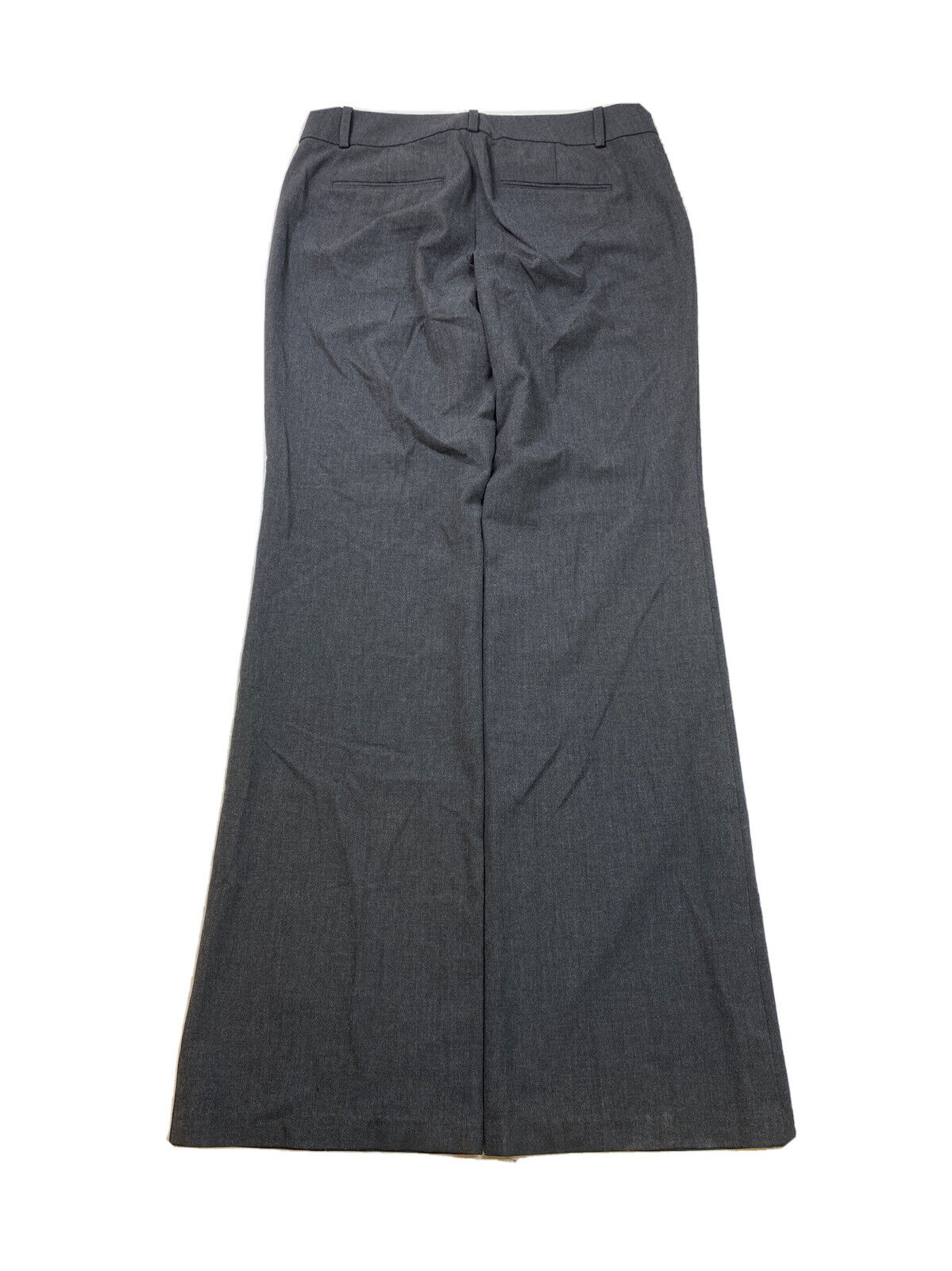 Ann Taylor Women's Gray Charcoal Slim Straight Leg Dress Pants - 6