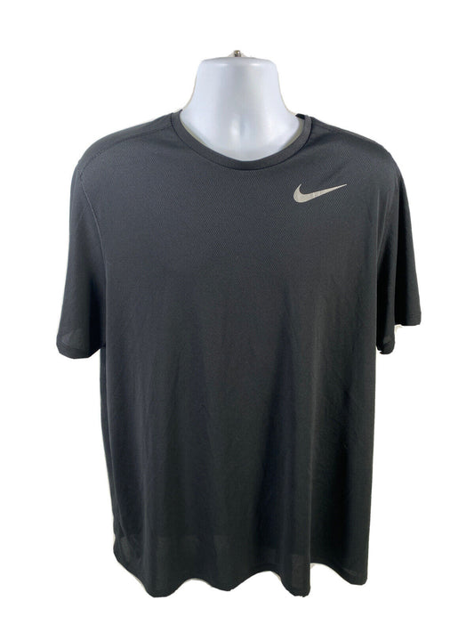 Nike Men's Black Short Sleeve Breathable Dri-Fit Athletic Shirt - XL