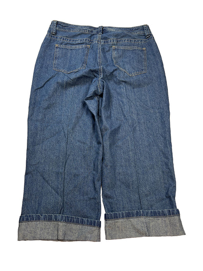 NUEVOS jeans cortos con lavado medio de Christopher Banks para mujer - 10