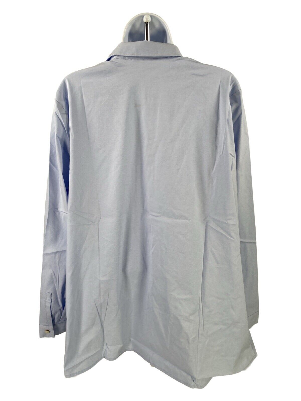 NUEVO Camisa superior con botones en la parte delantera y lazo azul pálido para mujer de J. Jill - L