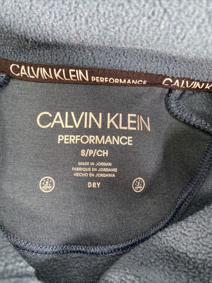 Calvin Klein Performance Women's Blue Fleece Full Zip Jacket - S