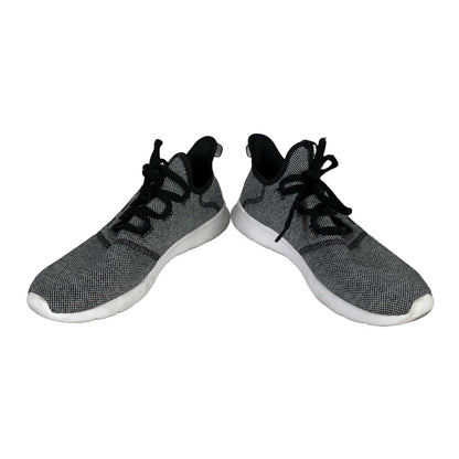 adidas Women's Gray/Black Cloudfoam Pure 2.0 Lace Up Running Shoes - 11