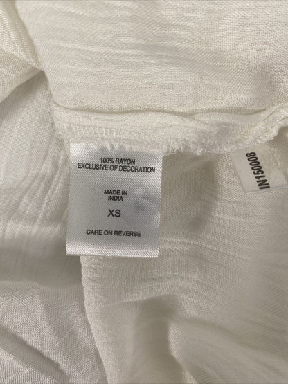 NUEVO Camiseta sin mangas blanca sin mangas para mujer de New York &amp; Company - XS