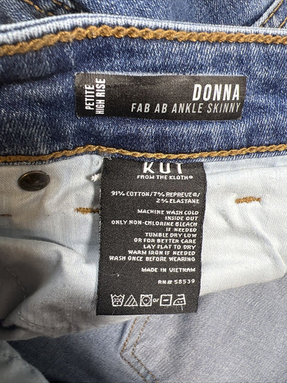 Kut from the Kloth Jeans ajustados al tobillo Donna de lavado medio para mujer - Petite 4