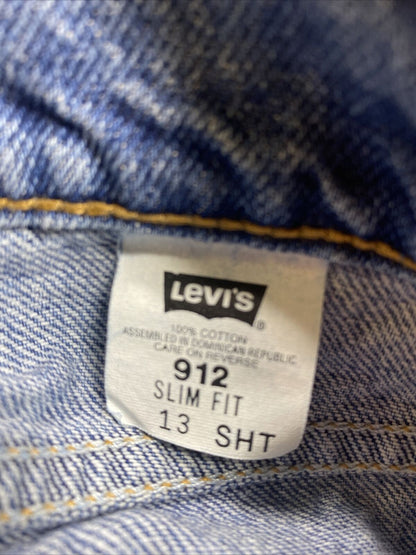 Levis Women's Medium Wash Slim Fit High Waisted Jeans - 13 Short
