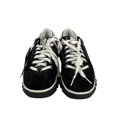 NEW Skechers Sport Men's Black/White Suede Comfort Sneakers - 7