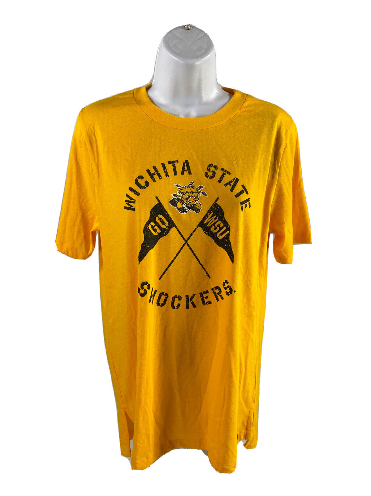 NEW Under Armour Women's Yellow Wichita State University T-Shirt - M