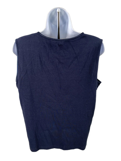 NEW Christopher and Banks Women's Blue Sleeveless Tank Top - XL Petite