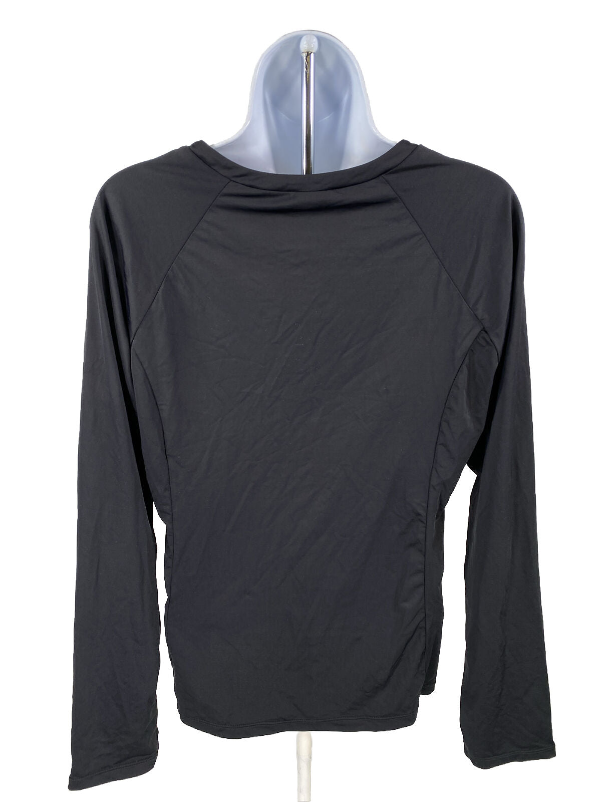 NUEVA camiseta deportiva de manga larga negra/blanca APT.9 para mujer - XL