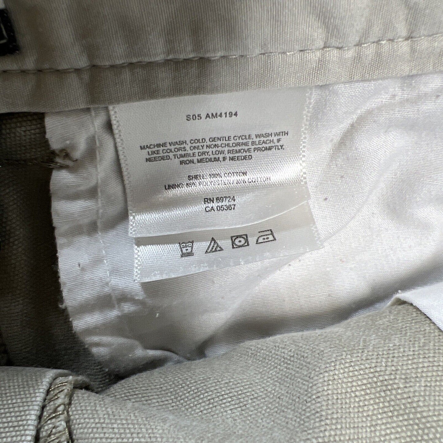 Columbia Pantalones cortos casuales de algodón beige para hombre - 36