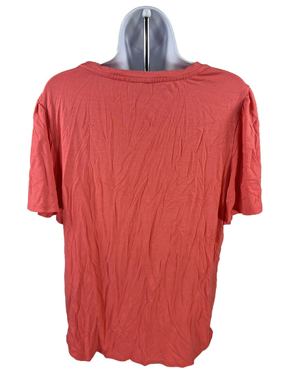 Chico's Women's Pink Short Sleeve T-Shirt - 2/L