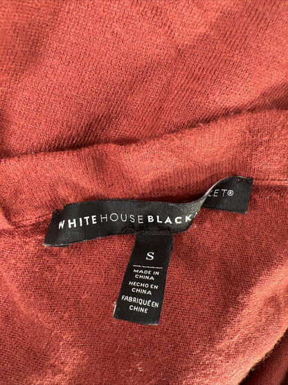 White House Black Market Women's Orange 3/4 Sleeve Luxe Dolman Sweater -S