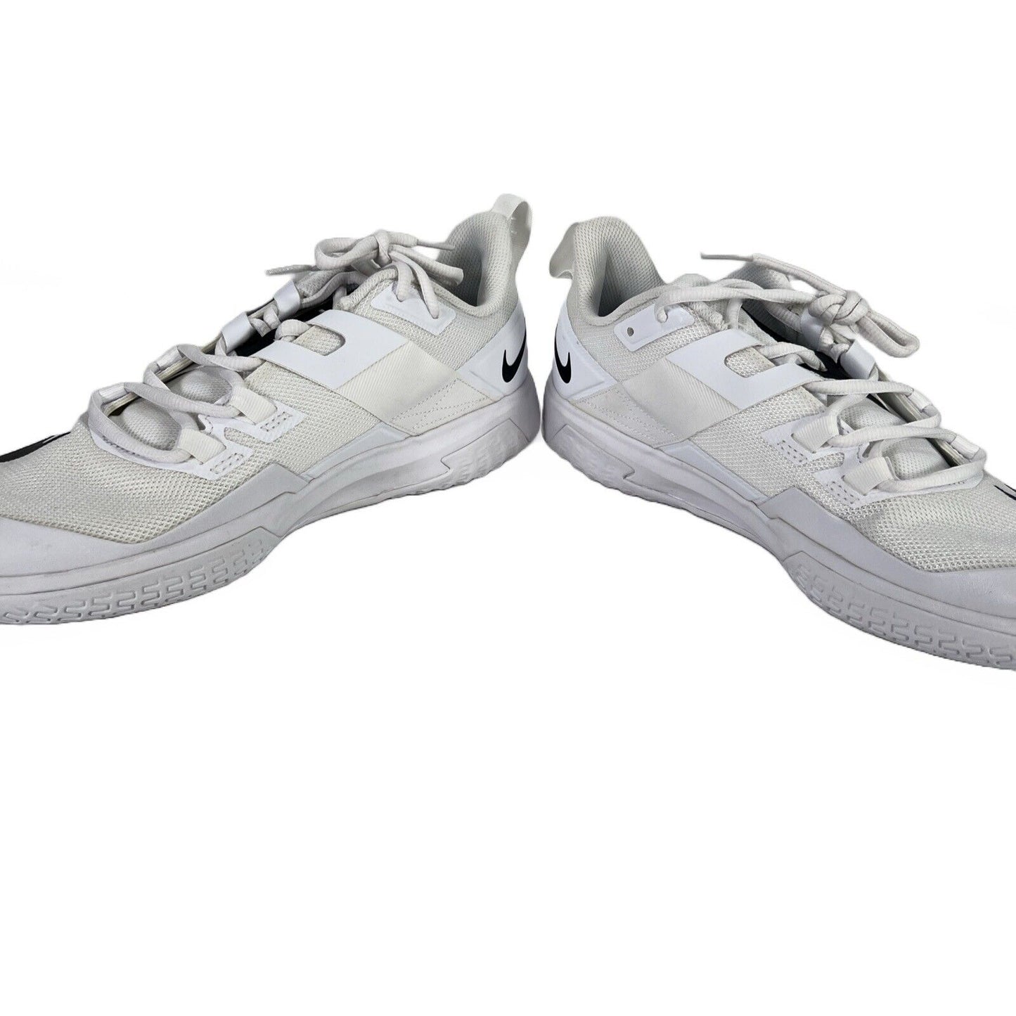 NEW Nike Men's White Vapor Lite HC Lace Up Athletic Sneakers - 10