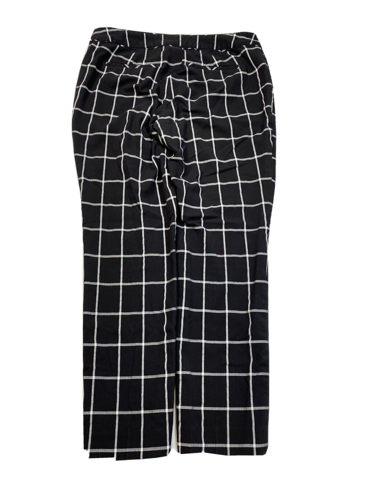 Banana Republic Women's Black Plaid Martin Fit Ankle Dress Pants - 4