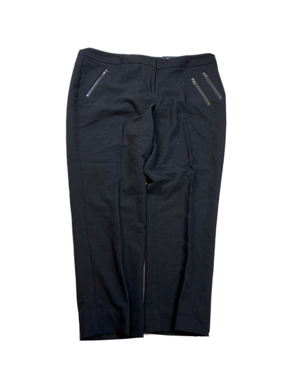 NEW Worthington Women's Black Slim Fit Cropped Dress Pants - 10 Petite