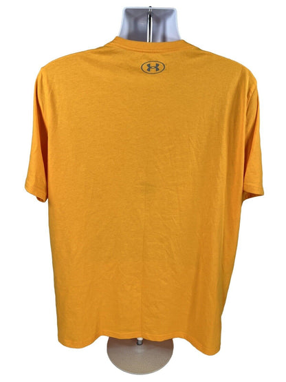 Camiseta Under Armour de corte holgado con gráfico amarillo para hombre - XL
