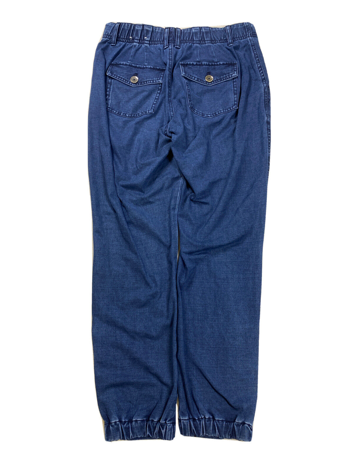 White House Black Market Women's Blue Knit Denim Utility Jeans Sz 4